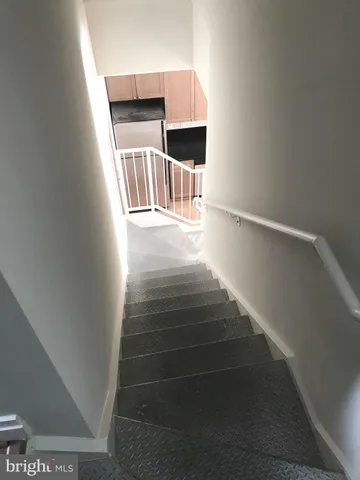 a view of a balcony with city view