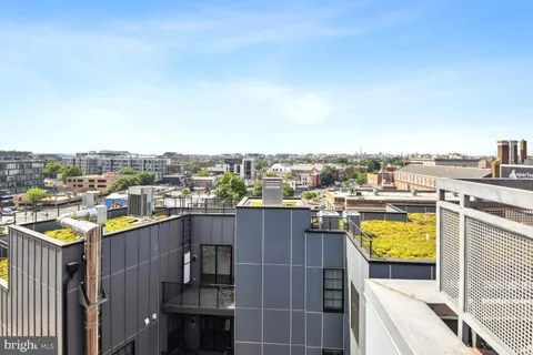 a view of an bike storage