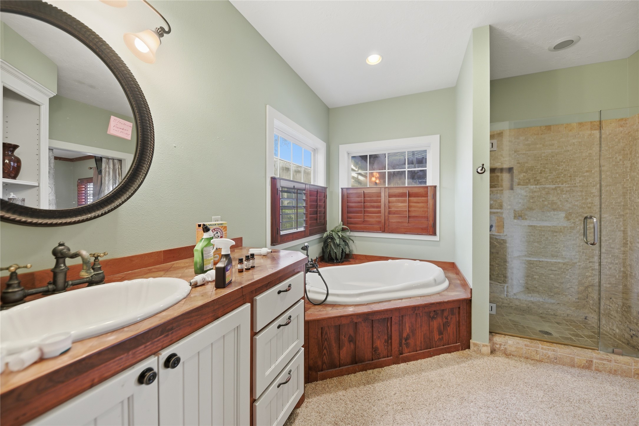 10100 Harmon School Road Burton, TX 77835 - Photo 14 of 26 Main House - Primary Bathroom