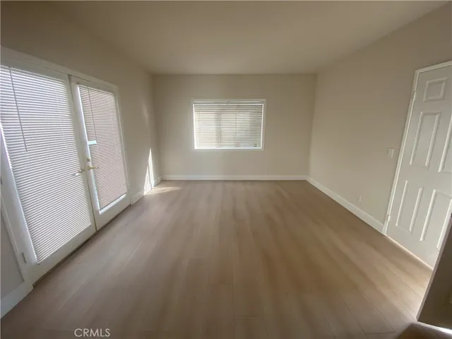 a view of a hallway with elevator