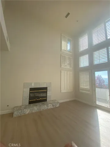 a view of a garage with window