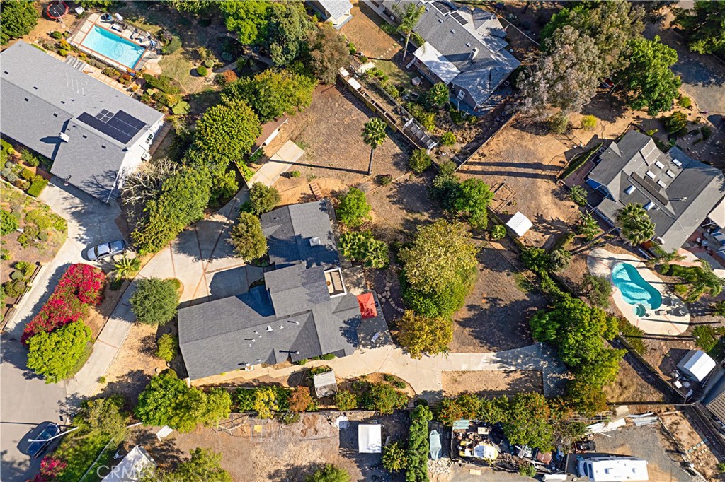 1011 Farrand Court Fallbrook, CA 92028 - Photo 46 of 49 an aerial view of a house with a yard and garden