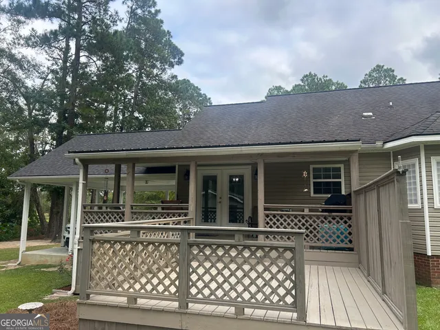 front view of a house with a porch