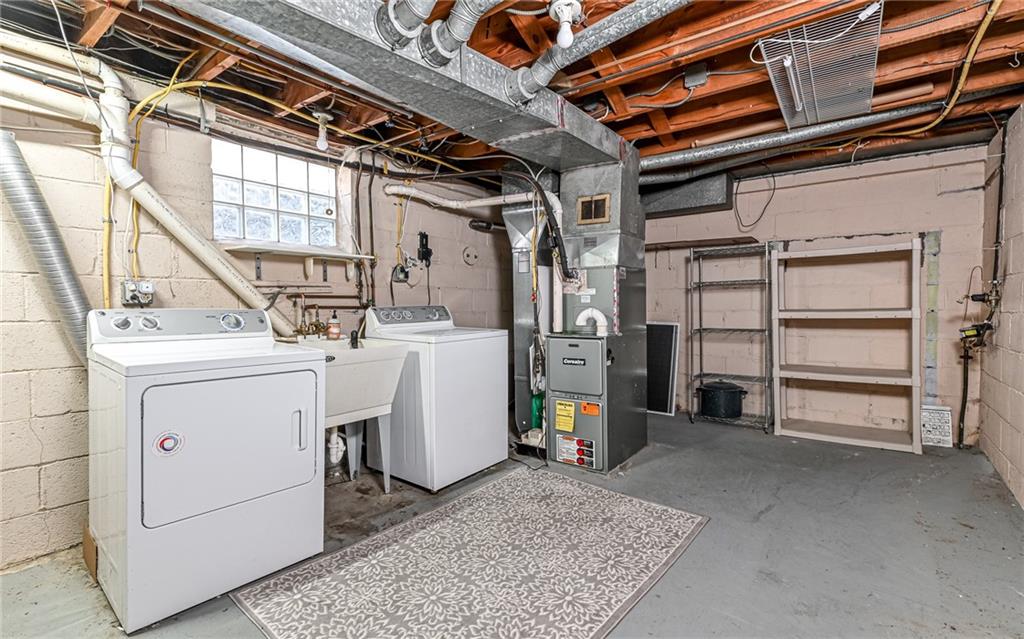 2349 Rose Garden Road Pittsburgh, PA 15220 - Photo 15 of 22 Basement has plenty of room for storage. Can easily be finished to add exercise room, additional tv area, etc.