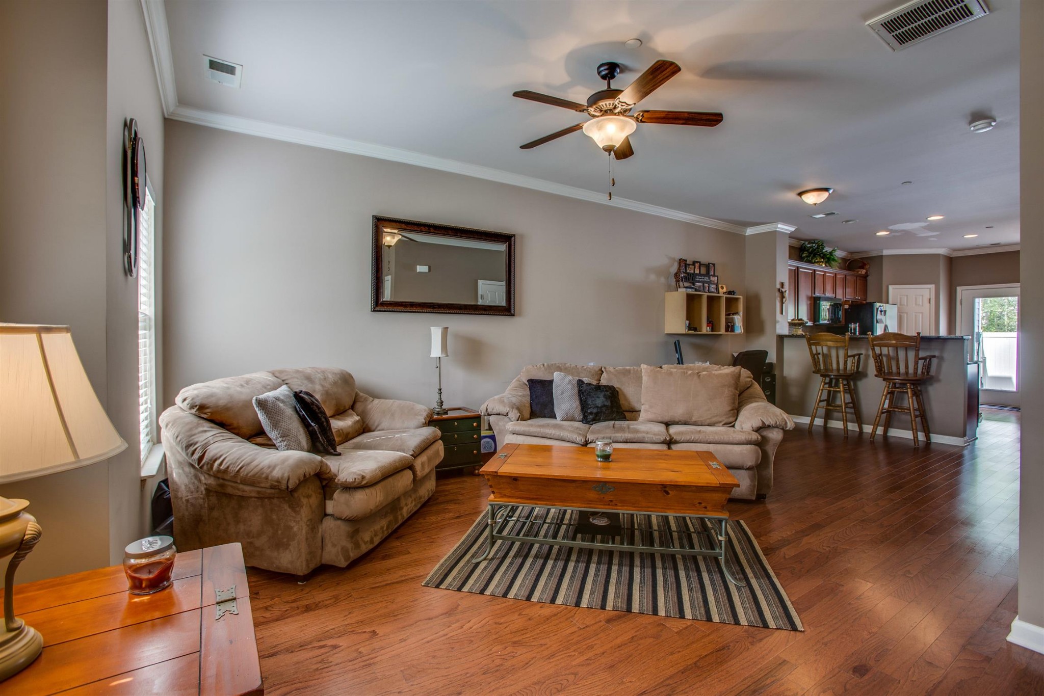 2015 Hemlock Drive Spring Hill, TN 37174 - Photo 3 of 22 a living room with furniture kitchen view and a wooden floor