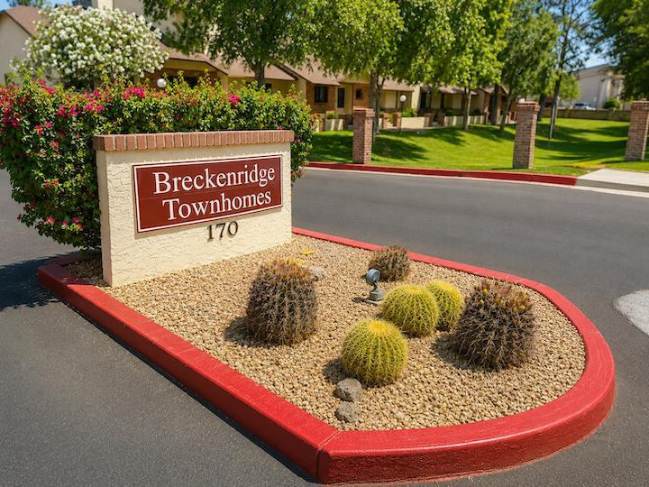 170 East Guadalupe Road, Unit 62 Gilbert, AZ 85234 - Photo 12 of 12 a view of outdoor space with swimming pool and trees