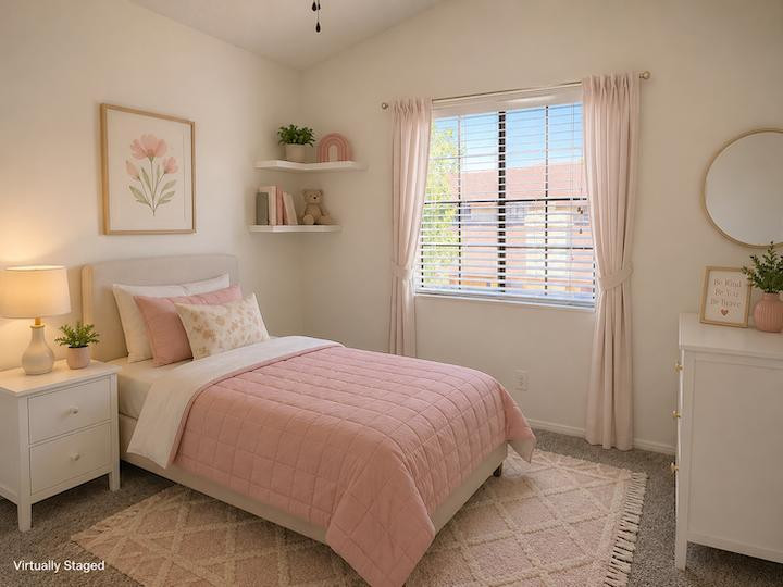 170 East Guadalupe Road, Unit 62 Gilbert, AZ 85234 - Photo 7 of 12 a bedroom with double bed and a window