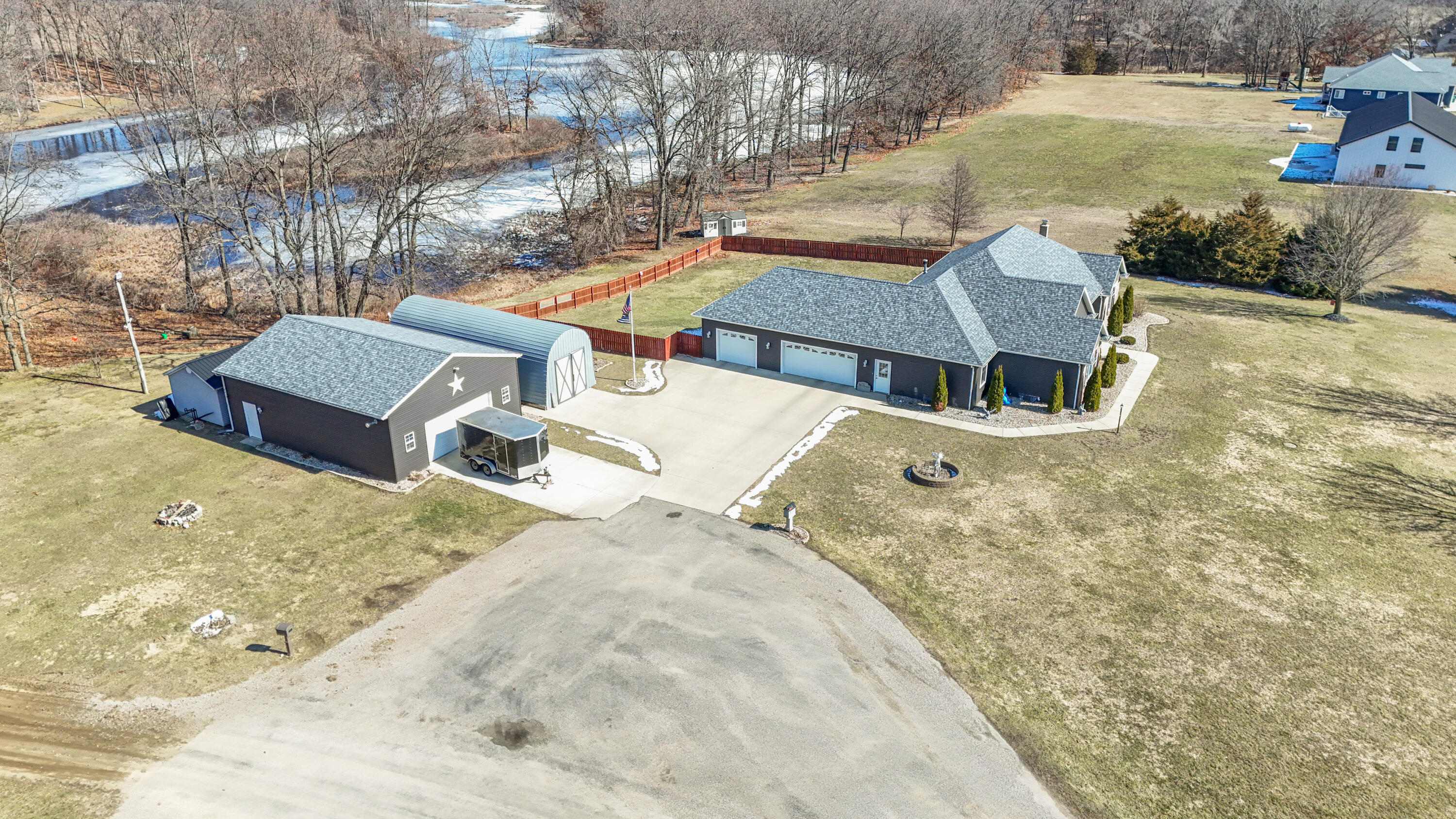 17700 Brad Lane Three Rivers, MI 49093 - Photo 19 of 89 Brad Ln Drone-13