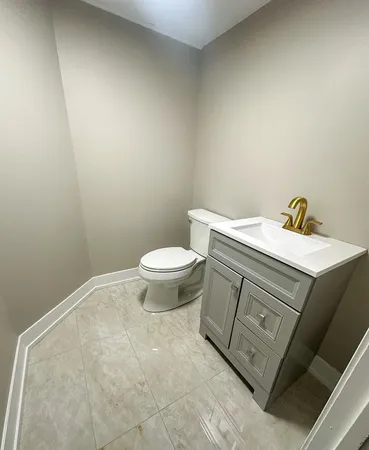 a bathroom with a sink and a vanity