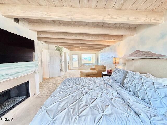 3521 Sunset Lane Oxnard, CA 93035 - Photo 31 of 37 a bedroom with a bed and a fireplace