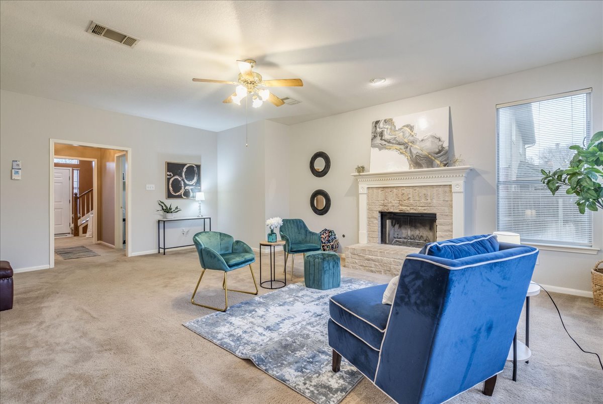 1706 Apache Trail Round Rock, TX 78665 - Photo 14 of 38 You can see the front entryway from the Family Room.