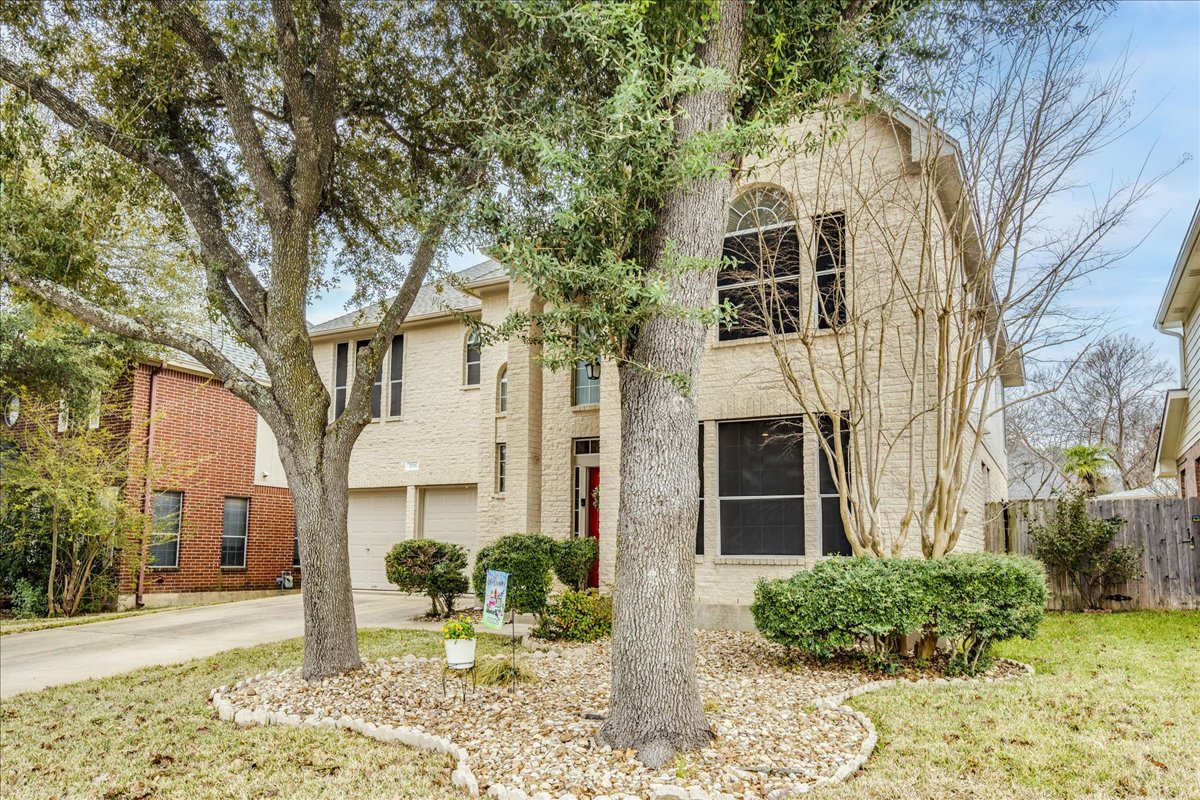1706 Apache Trail Round Rock, TX 78665 - Photo 2 of 38 This two-story light brick home has great curb appeal and a driveway long enough to comfortably fit 4 cars.