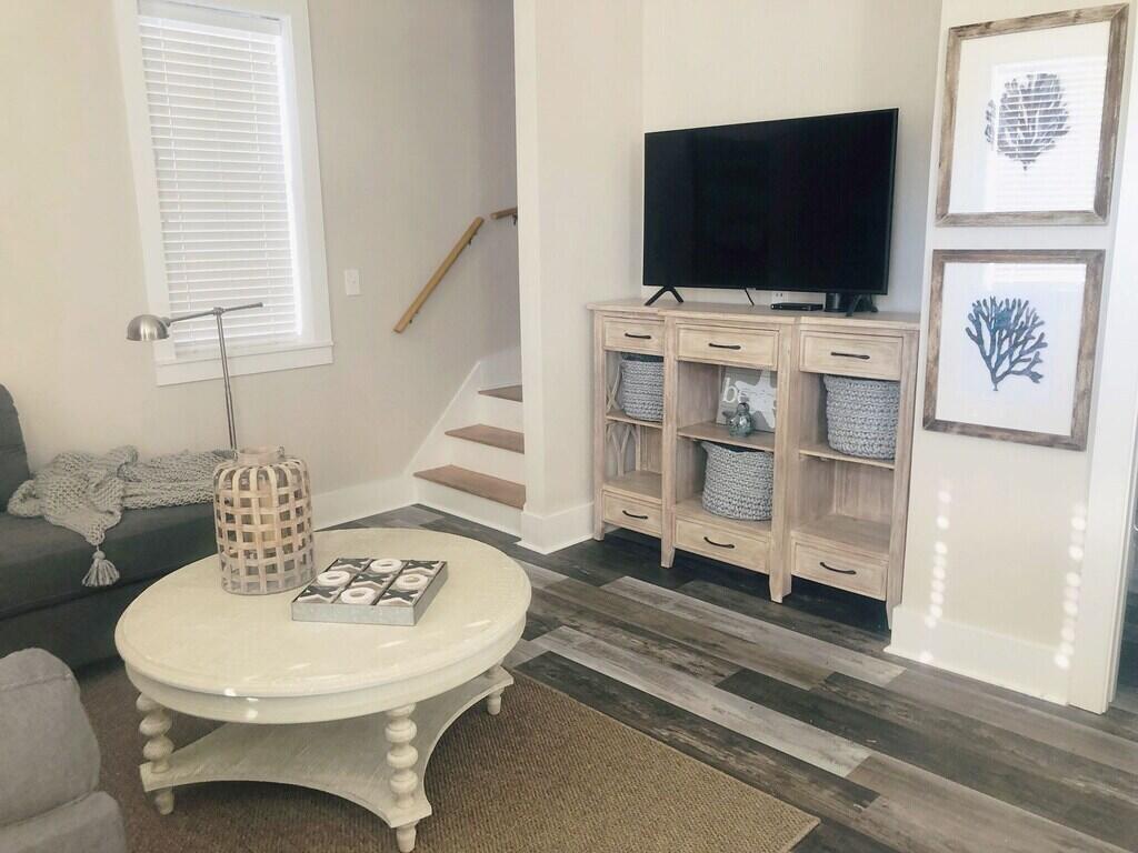 198 Somerset Bridge Road, Unit 141 Santa Rosa Beach, FL 32459 - Photo 7 of 31 a living room with furniture and a flat screen tv