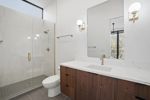 a view of a room with rack on the wall
