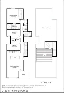 $950,000 | 2720 North Ashland Avenue, Unit 3N, Chicago, IL 60614