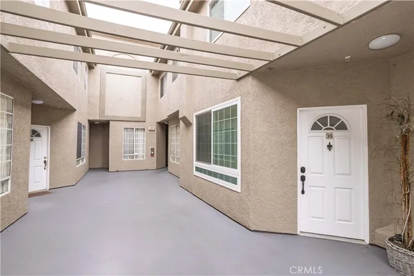 a view of an entryway with staircase