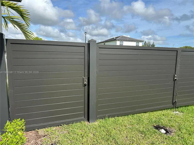 a view of a porch and garden