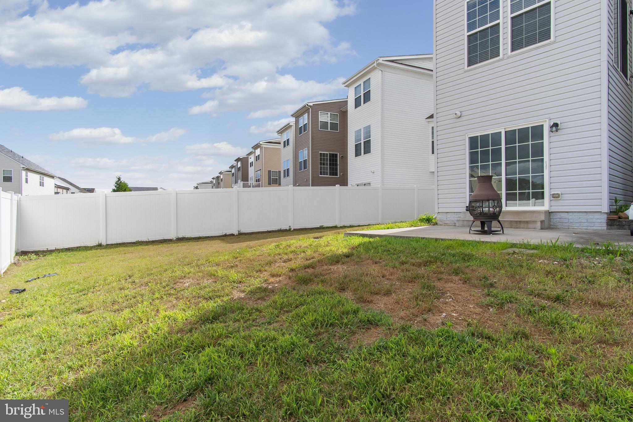 Rear Fenced Yard