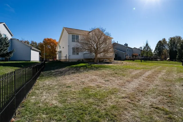 a house view with a outdoor space