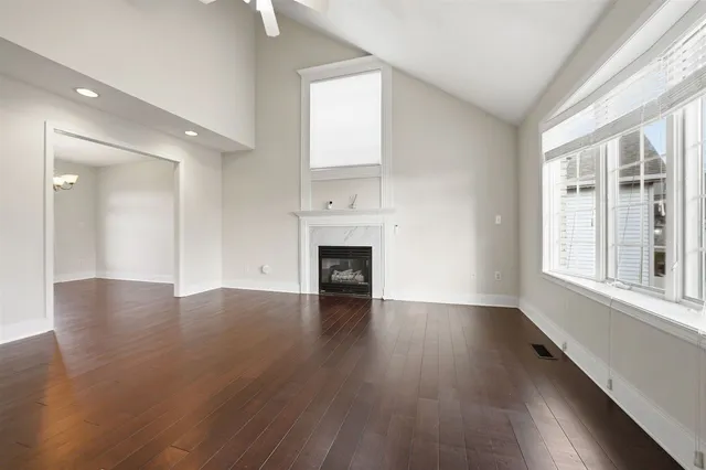 wooden floor in an empty room