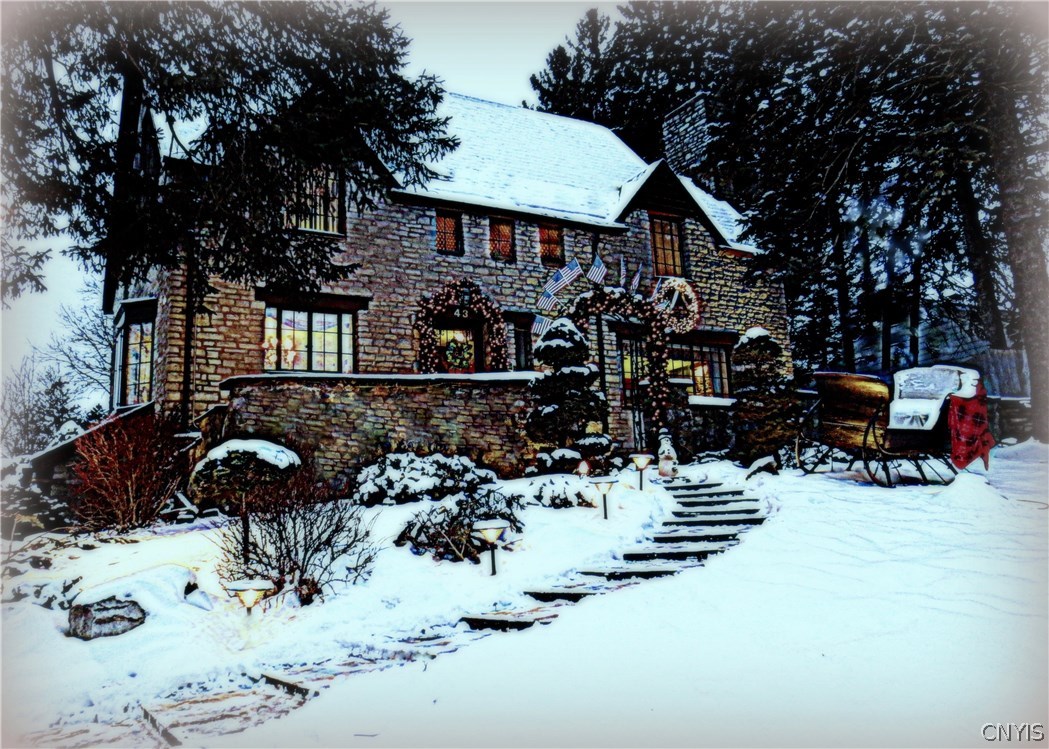 43 Curran Road Whitestown, NY 13492 - Photo 1 of 1 Limestone English Costwald Manor