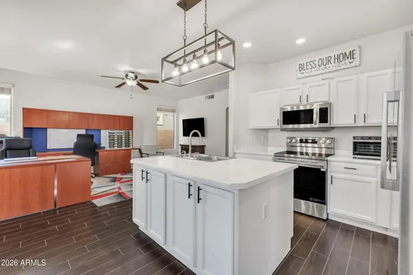 a room with furniture and a flat screen tv