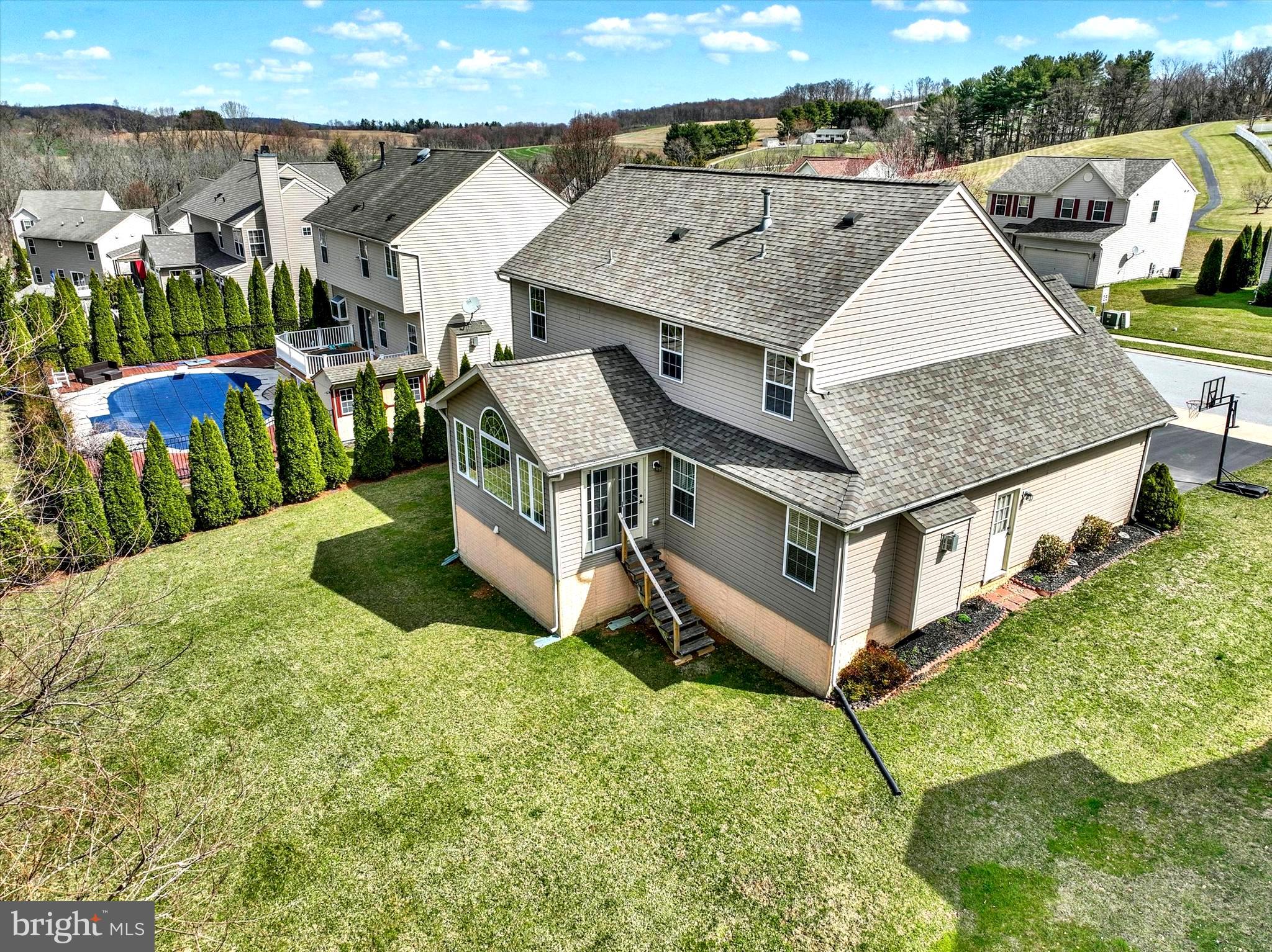 2512 Codorus Lane Spring Grove, PA 17362 - Photo 6 of 42 an aerial view of a house with garden