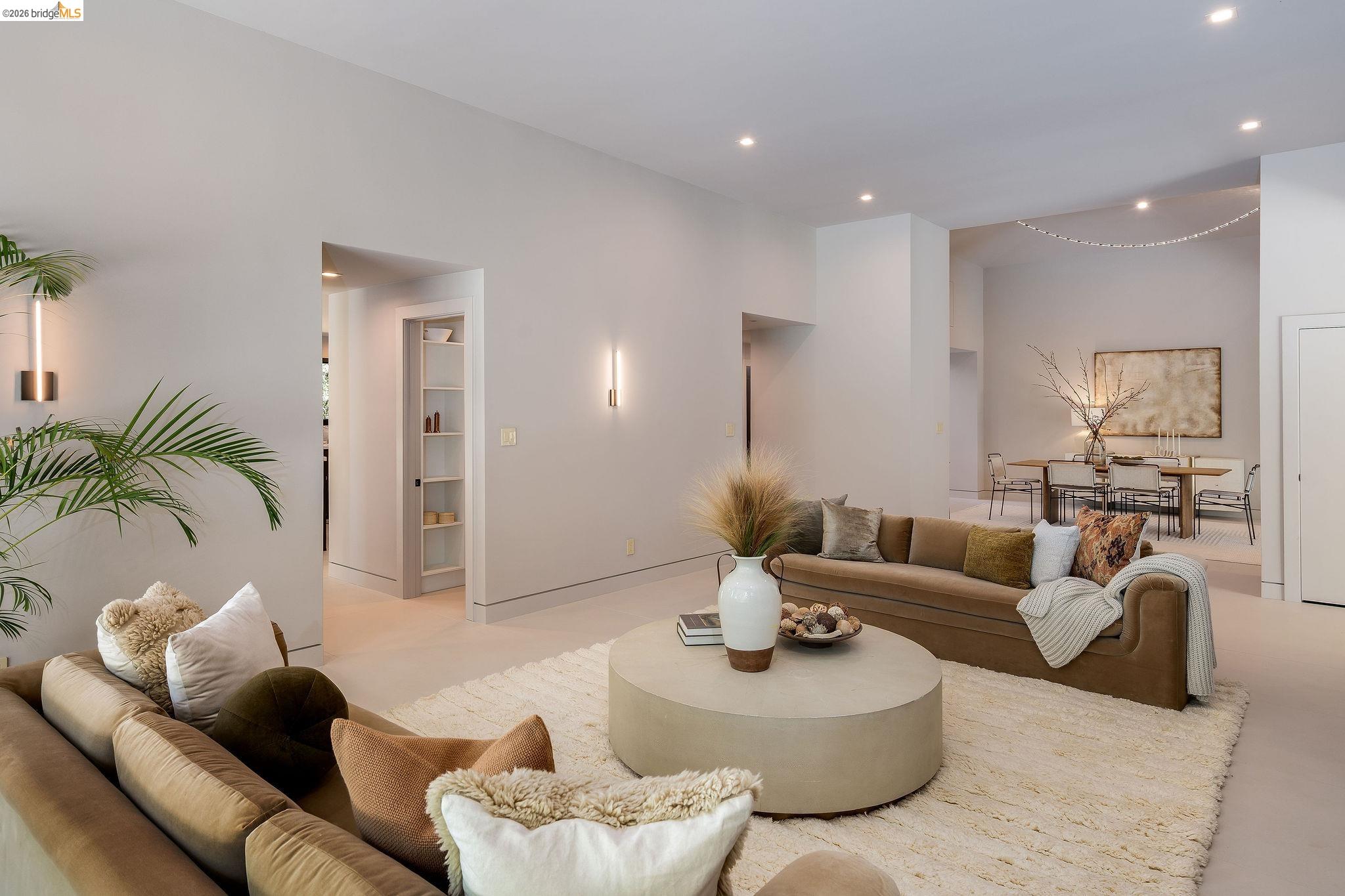 5645 Bacon Road Oakland, CA 94619 - Photo 29 of 94 Spacious living area featuring neutral wall tones and recessed lighting