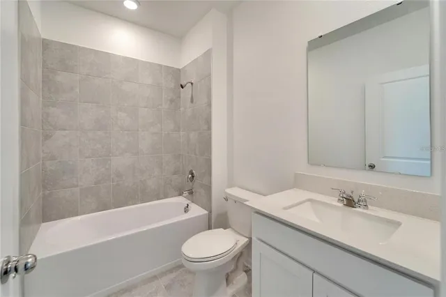 an empty room with closet