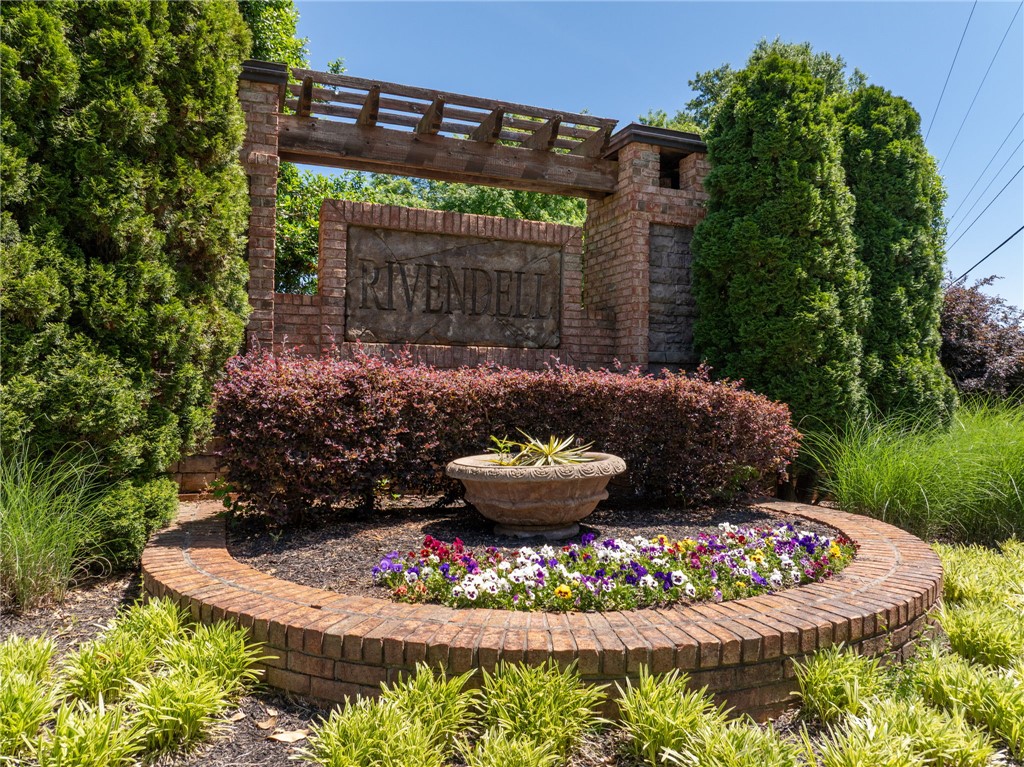 131 Loudwater Drive Anderson, SC 29621 - Photo 11 of 20 Welcome to Rivendell, a community offering a beautifully landscaped entrance.