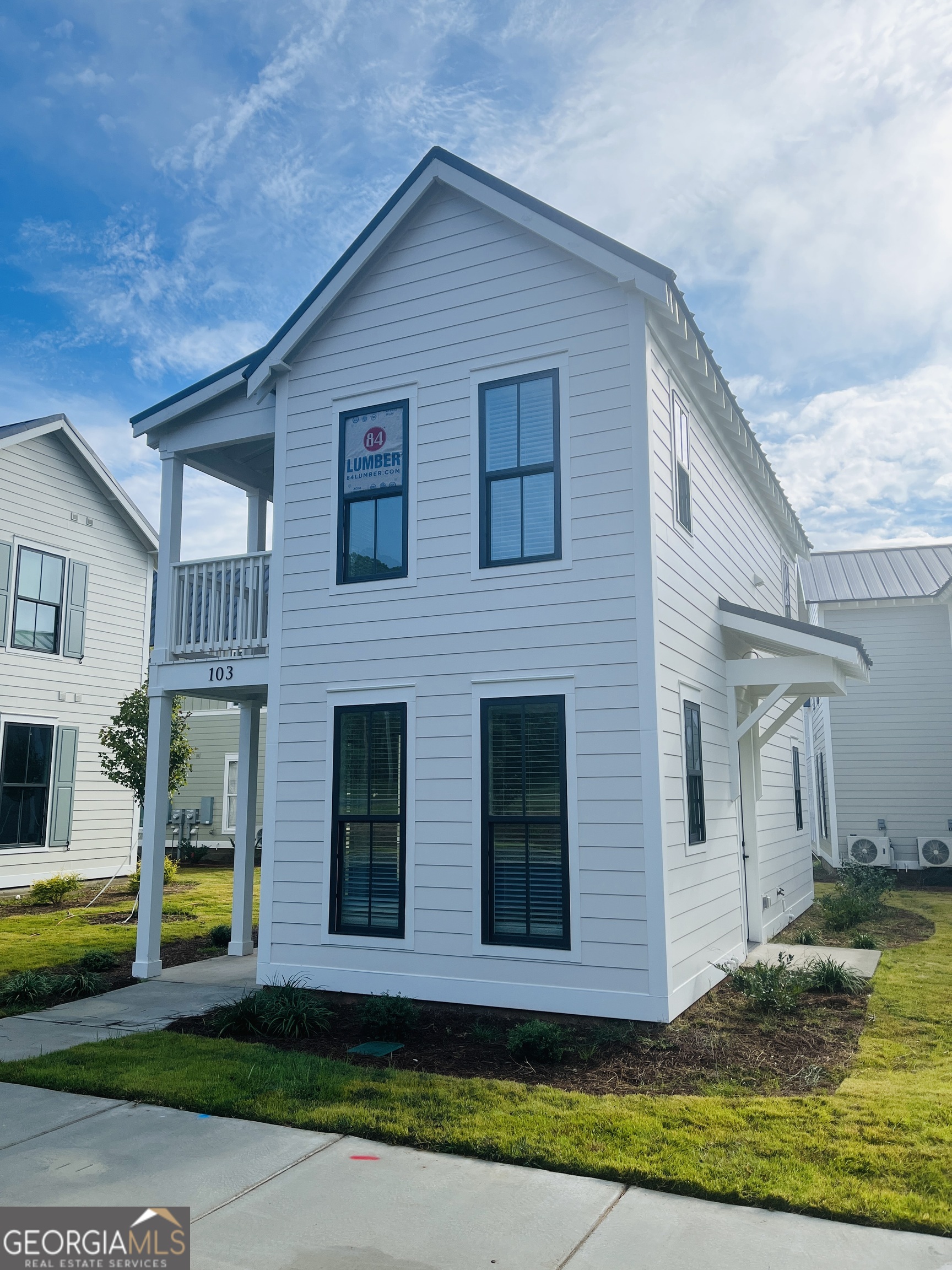 a view of front a house