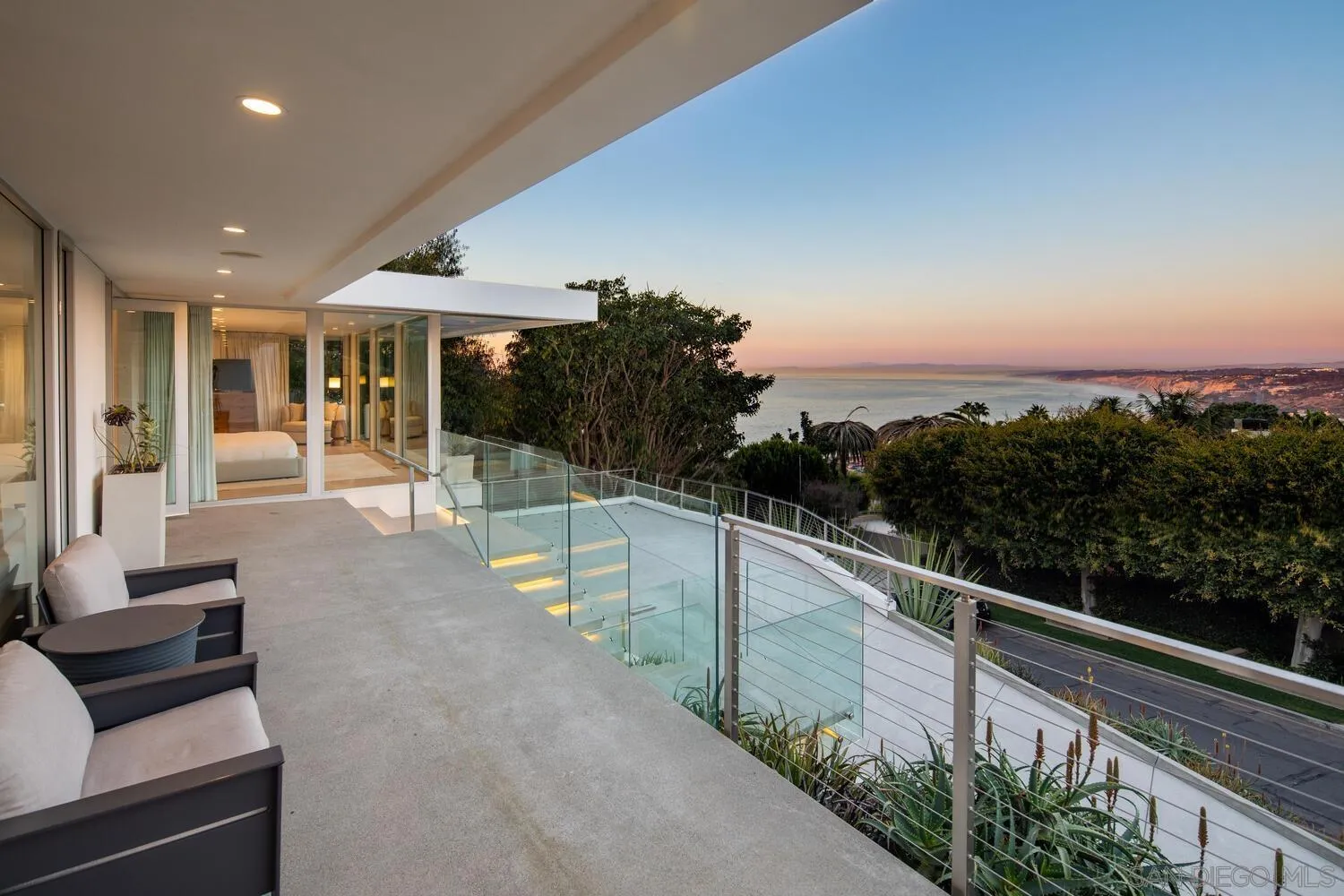 7502 Hillside Drive La Jolla, CA 92037 - Photo 1 of 29 a view of balcony with furniture