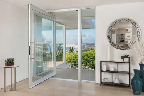 a view of front door and porch