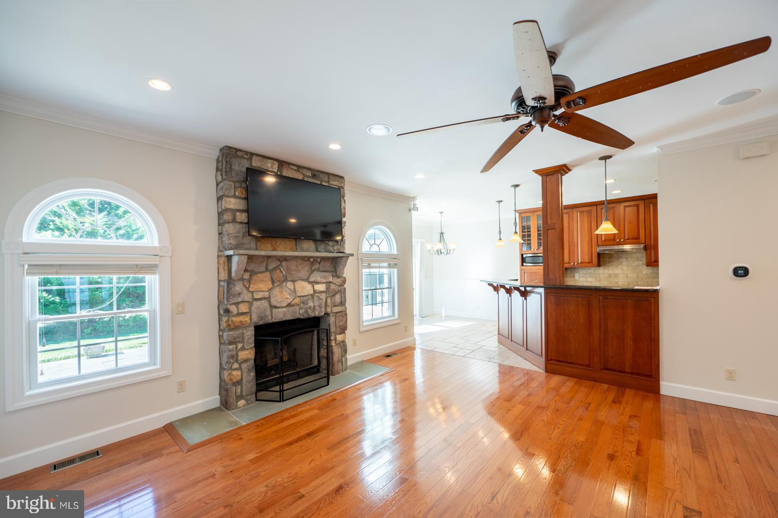 1060 West King Road Malvern, PA 19355 - Photo 14 of 90 a view of a livingroom with a fireplace and window