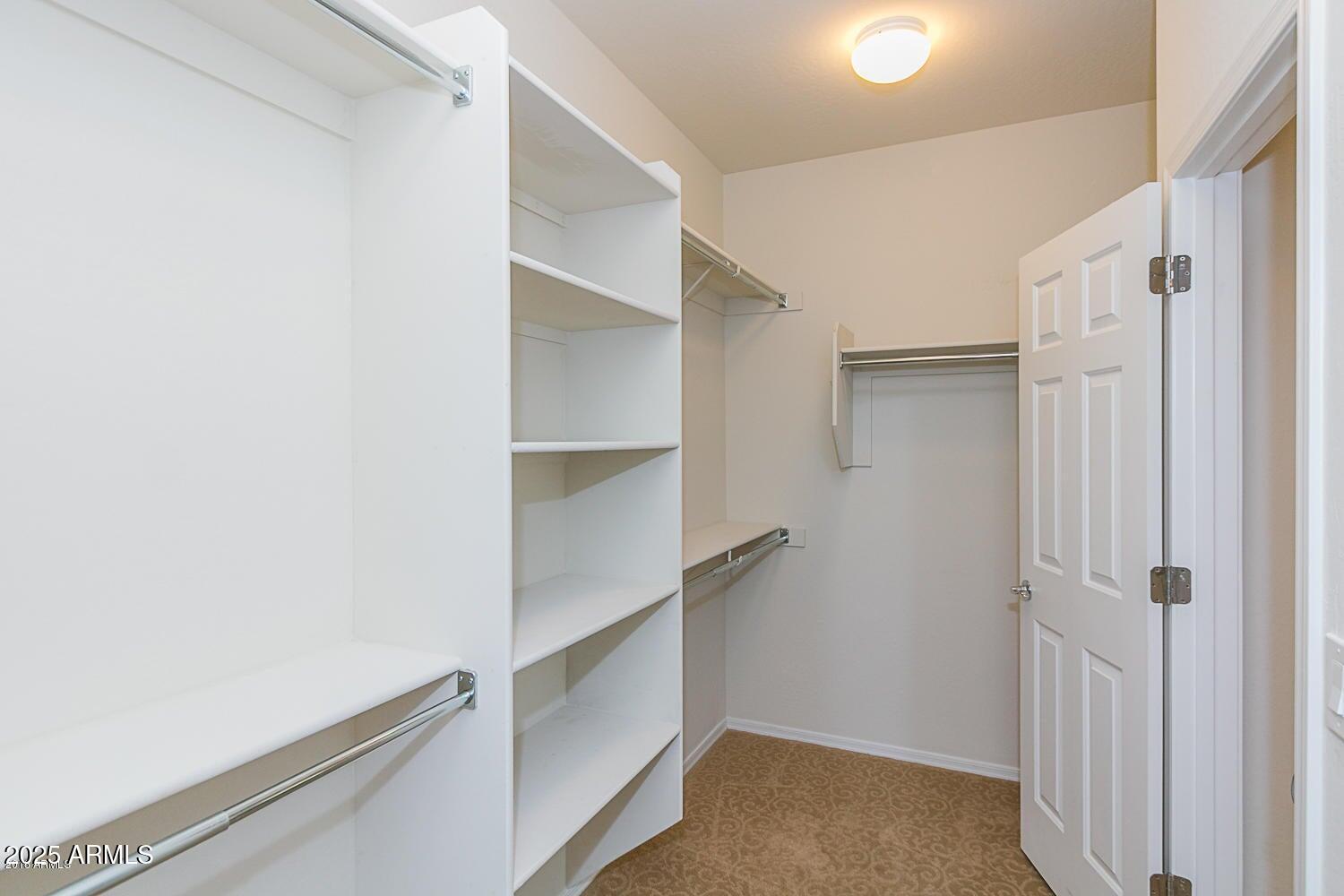 26833 North 14th Lane Phoenix, AZ 85085 - Photo 19 of 55 a view of walk in closet with empty racks