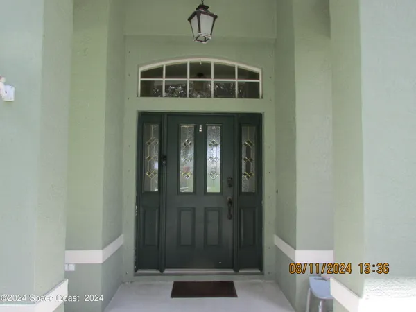 a front door view of a house