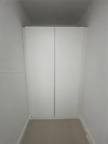 a small space with wooden floor