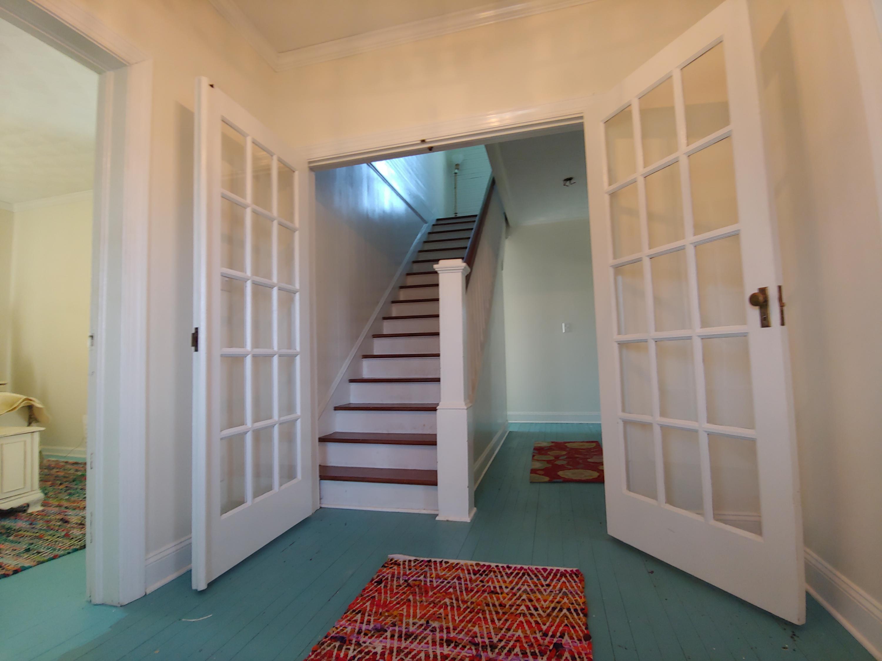 9313 Museville Road Sandy Level, VA 24161 - Photo 26 of 41 a view of room with stairs and wooden floor