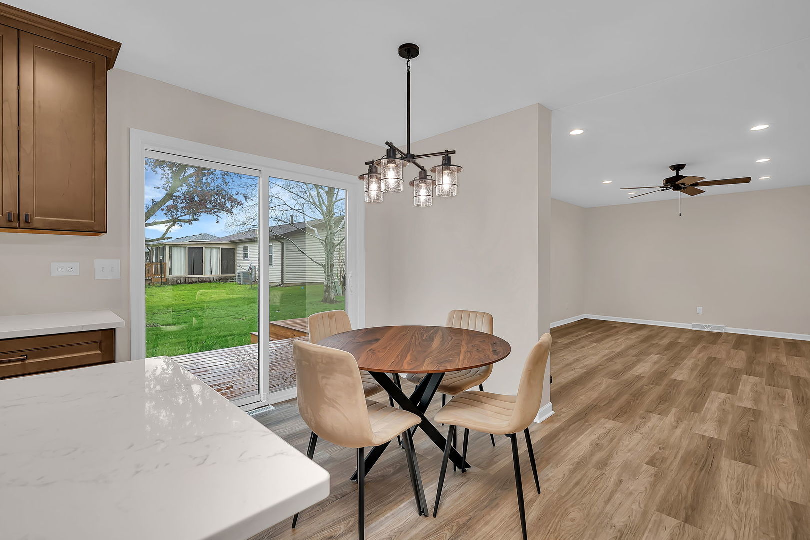 2380 Chestnut Lane Morris, IL 60450 - Photo 16 of 43 a view of a dining room with furniture window and outside view