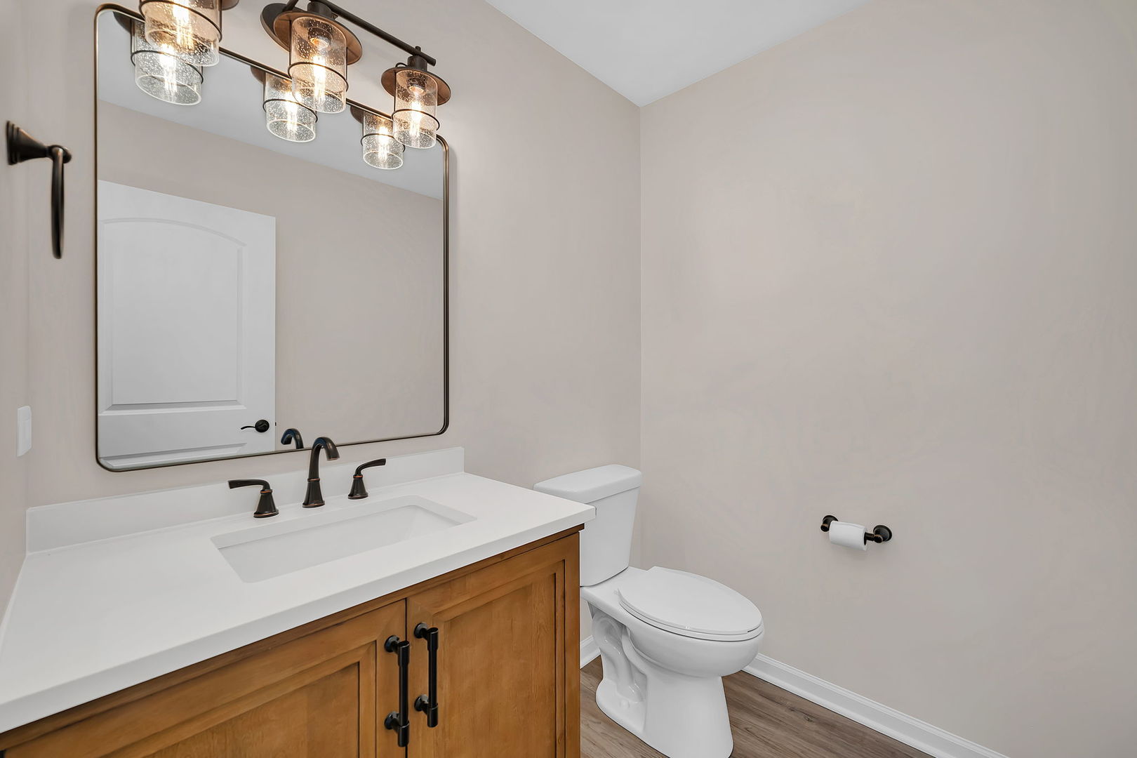 2380 Chestnut Lane Morris, IL 60450 - Photo 23 of 43 a bathroom with a sink a toilet and mirror