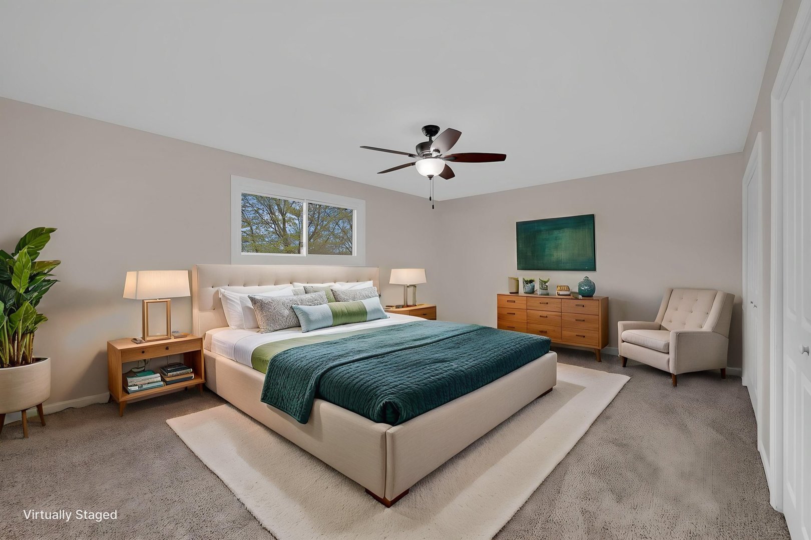 2380 Chestnut Lane Morris, IL 60450 - Photo 25 of 43 a bedroom with a bed couch tv and a window