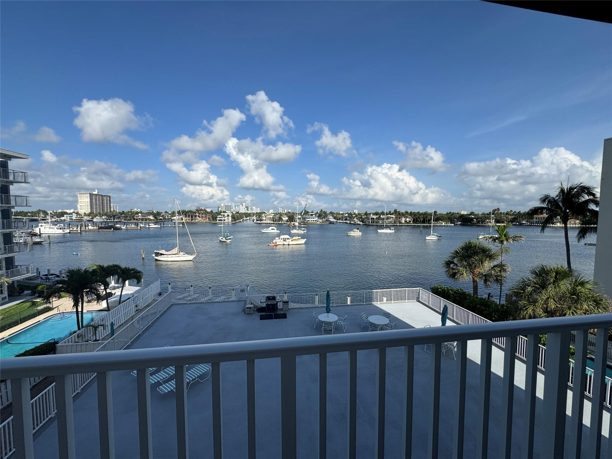 95 North Birch Road, Unit 301 Fort Lauderdale, FL 33304 - Photo 32 of 54 VIEW FROM BALCONEY