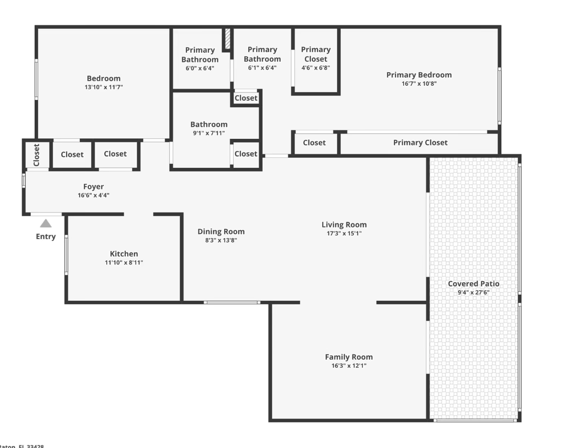 21851 Arriba Real, Unit L Boca Raton, FL 33433 - Photo 25 of 26 a picture of a wall with a white and white wall