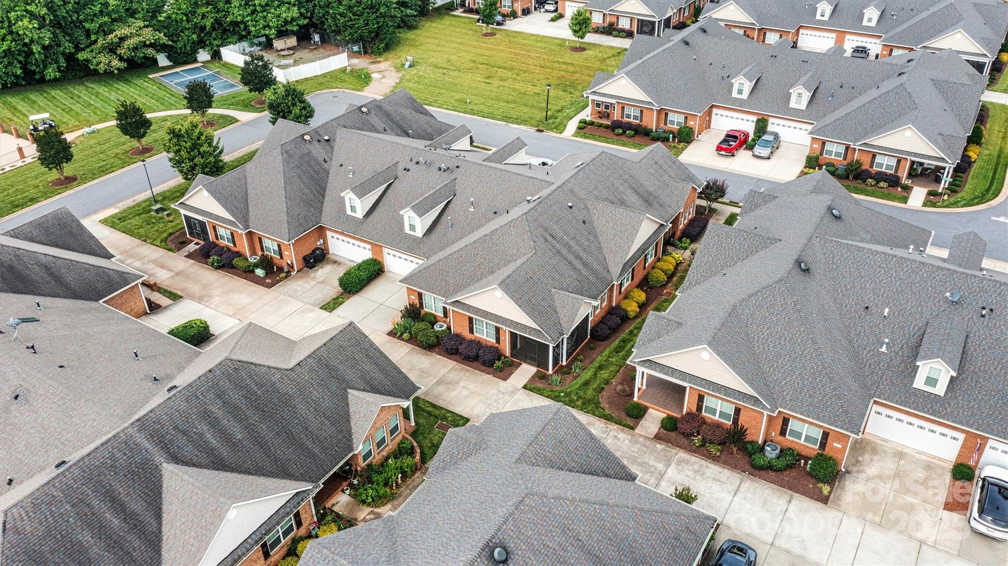 2369 Stardust Court Denver, NC 28037 - Photo 40 of 42 an aerial view of residential houses with outdoor space