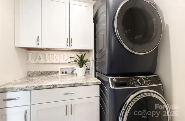 a close view of utility and utility room