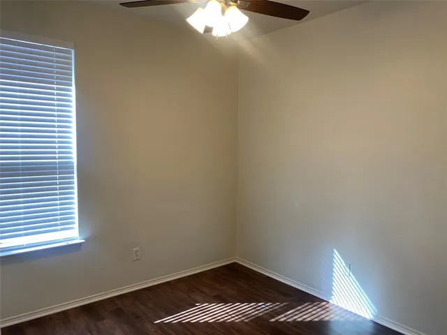 a view of a small space with window