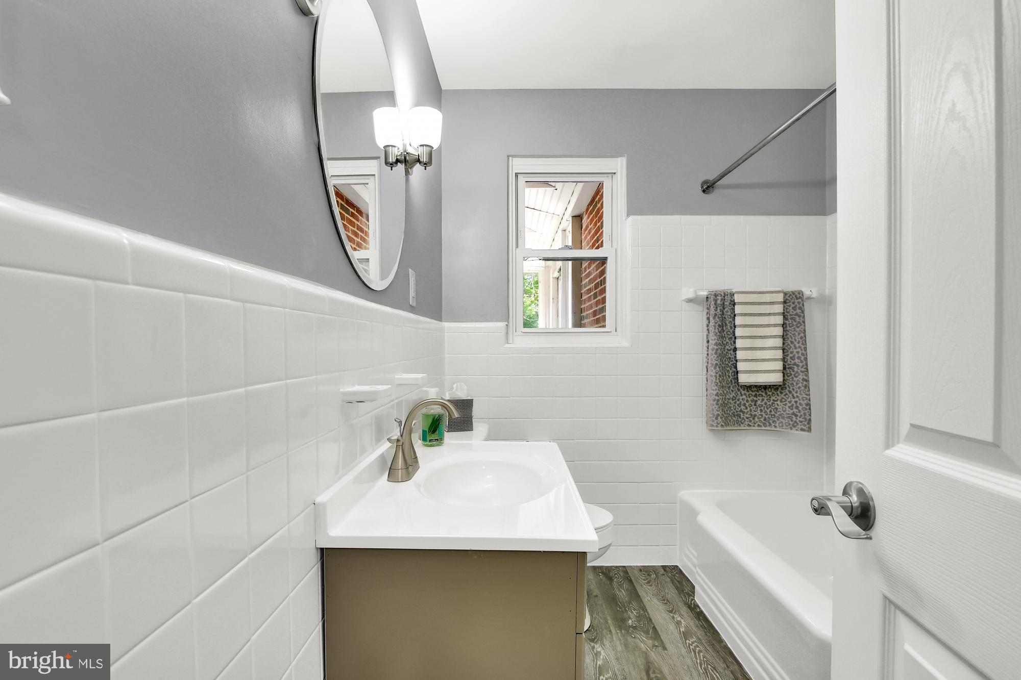 2803 Duncan Road Wilmington, DE 19808 - Photo 17 of 26 Renovated Hall Bathroom