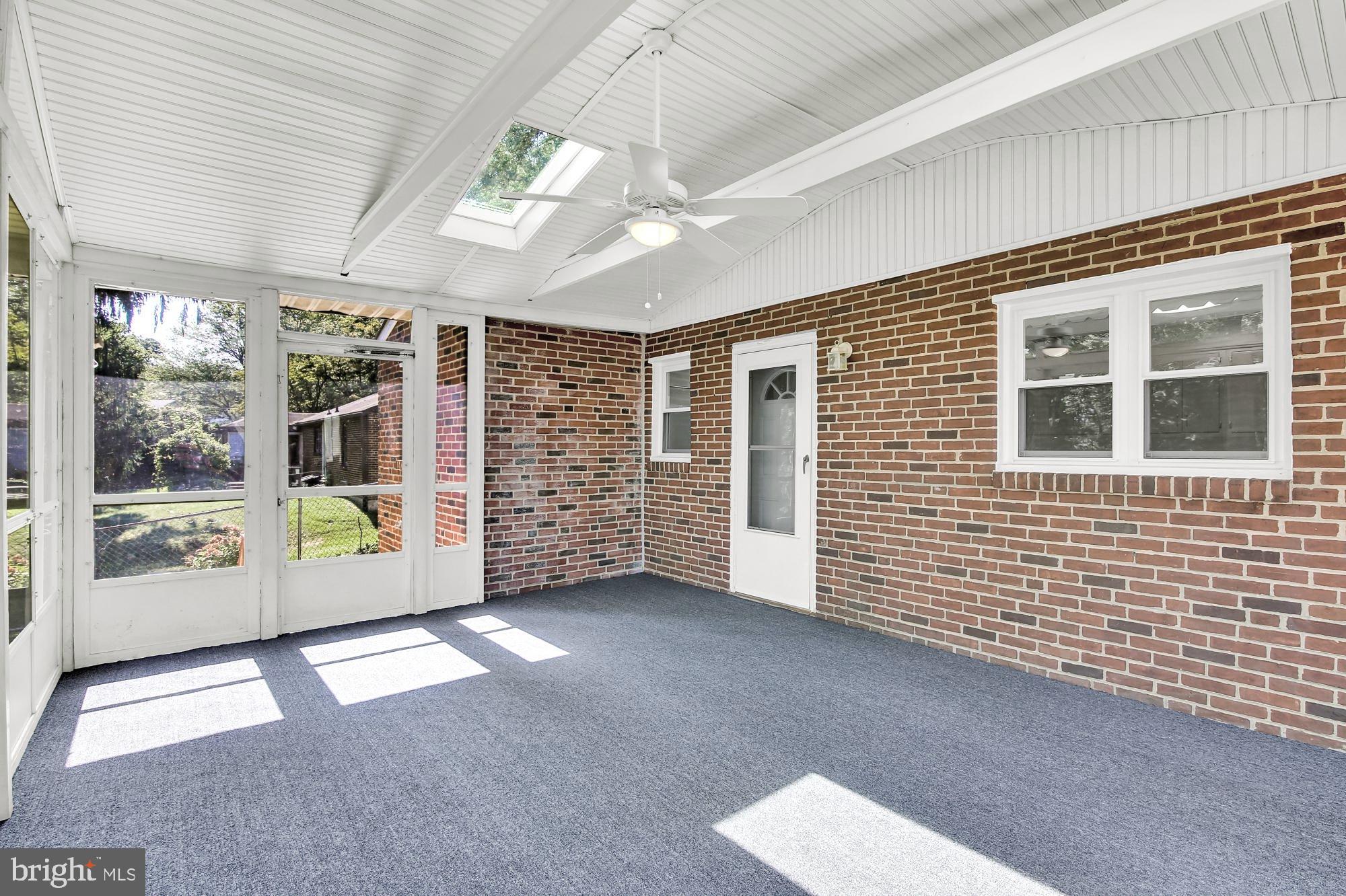 2803 Duncan Road Wilmington, DE 19808 - Photo 22 of 26 Wonderful Rear Enclosed Porch w/2 Entrance Doors