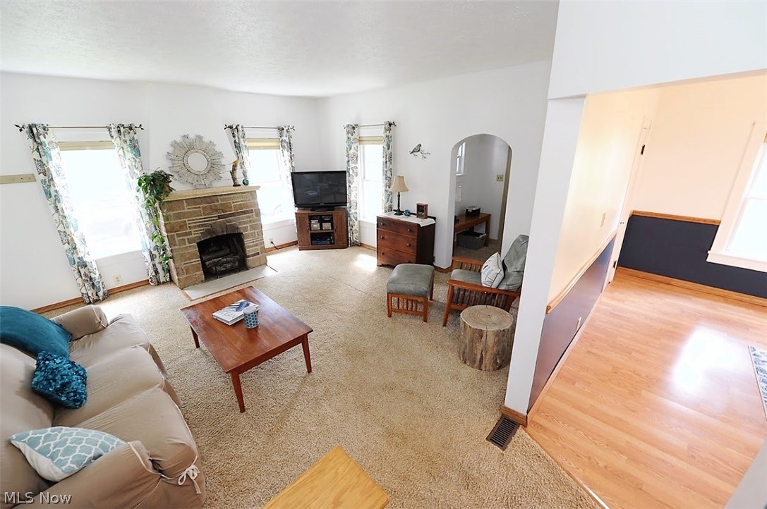 3925 Johnson Road Norton, OH 44203 - Photo 6 of 25 *Interesting View Of Living & Dining
From Stairs