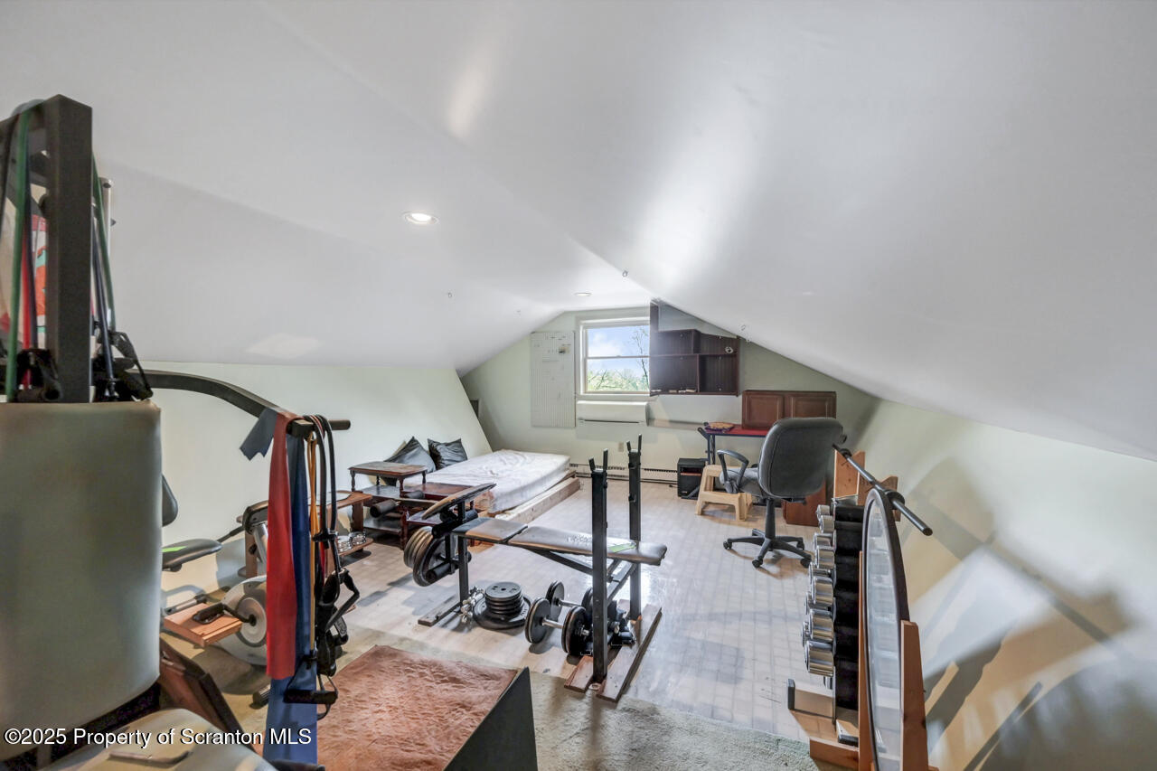 11 Mizianty Lane Waymart, PA 18472 - Photo 42 of 84 a view of a room with gym equipment